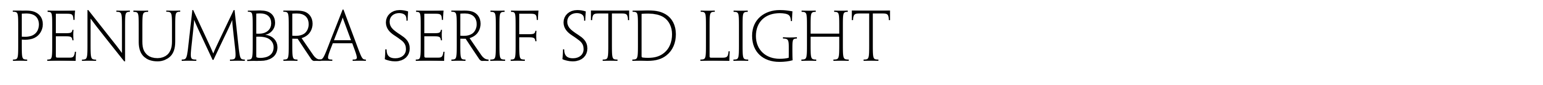 Penumbra Serif Std Light